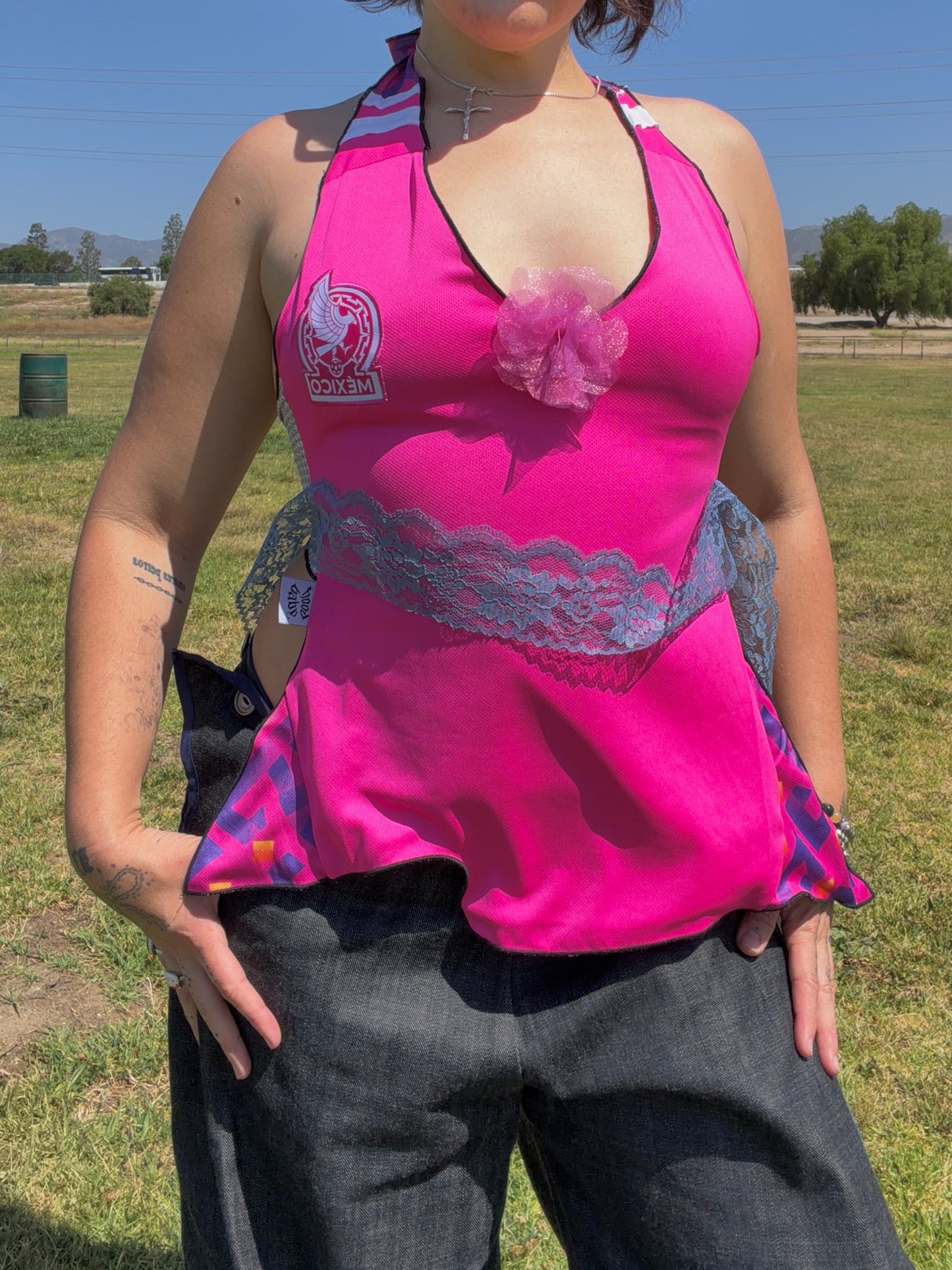 Hood Baby Mexico Pink Halter Jersey (Choose Size)
