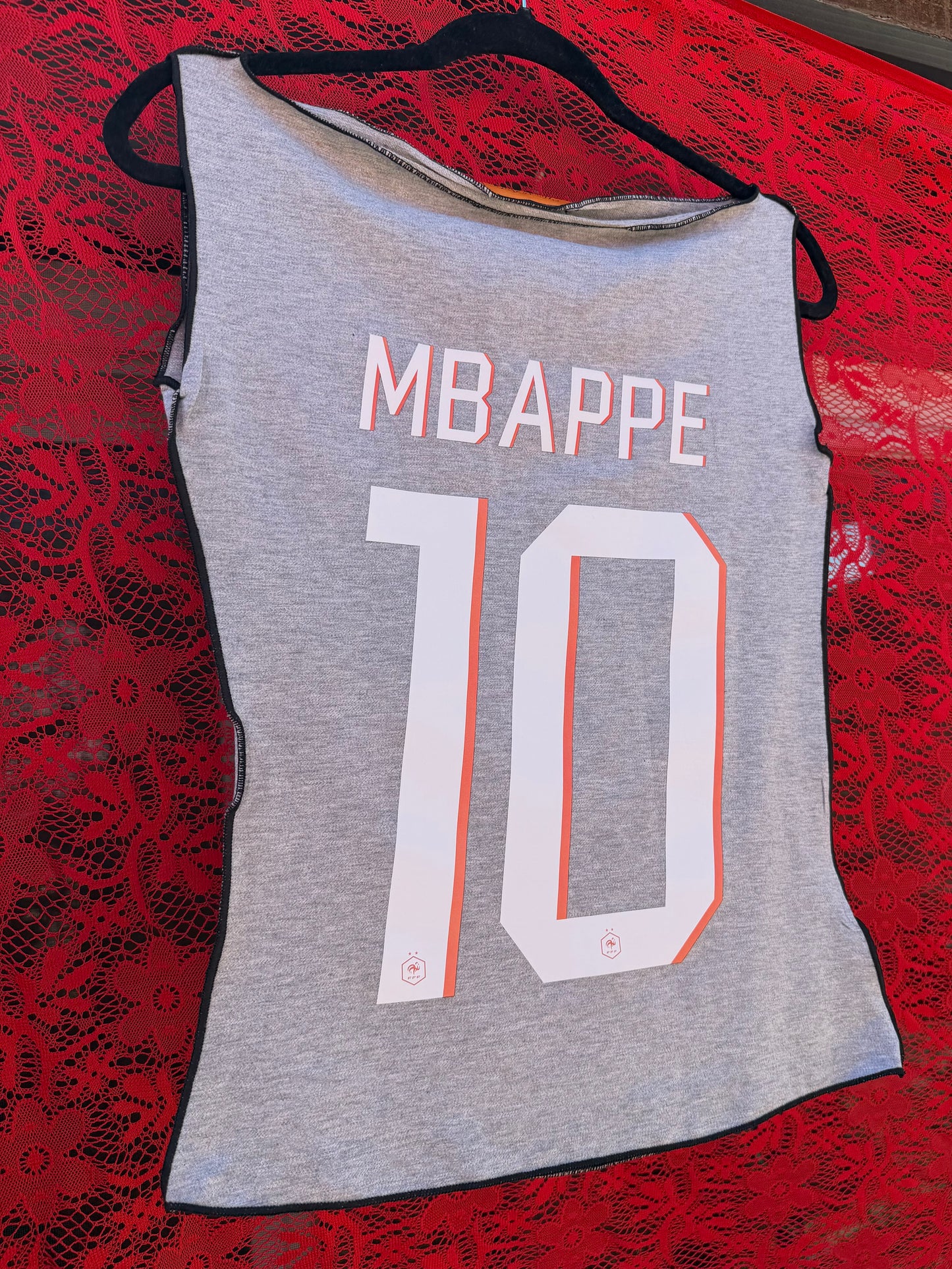 Tank Mbappe Jersey Grey (Choose Size)