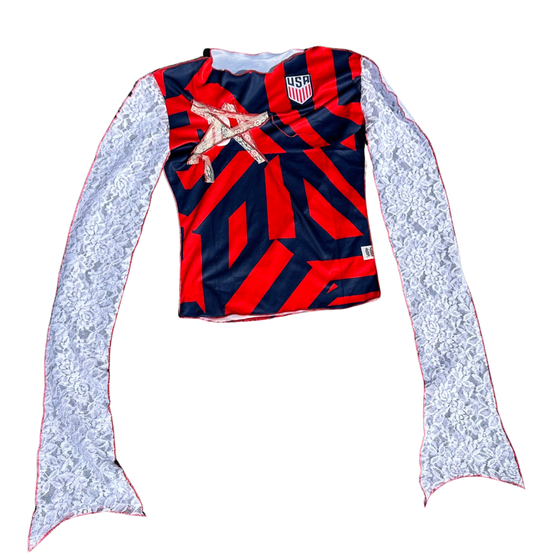 Hood Baby USA Jersey Sz S Redesigned