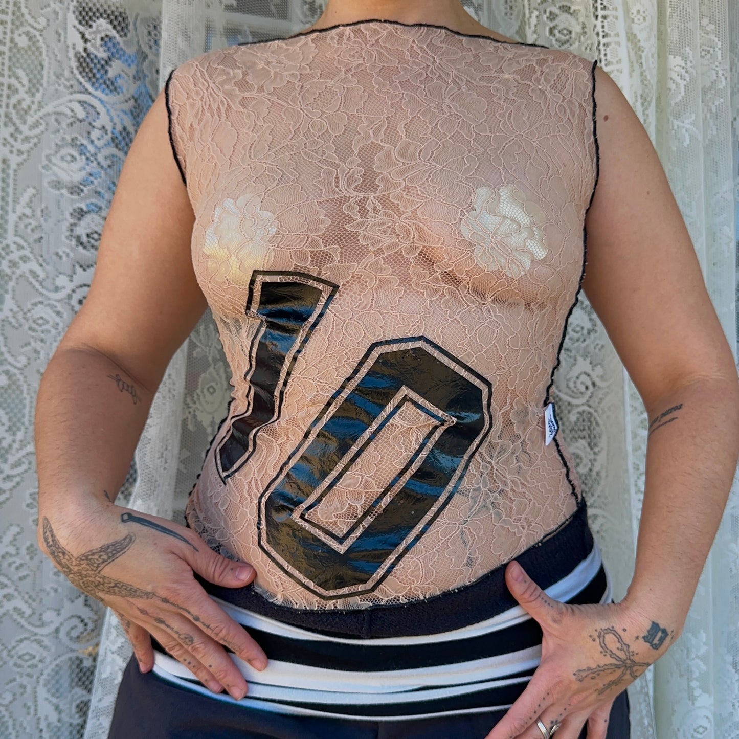 Princess Neckline Tan 10 Jersey Choose Size