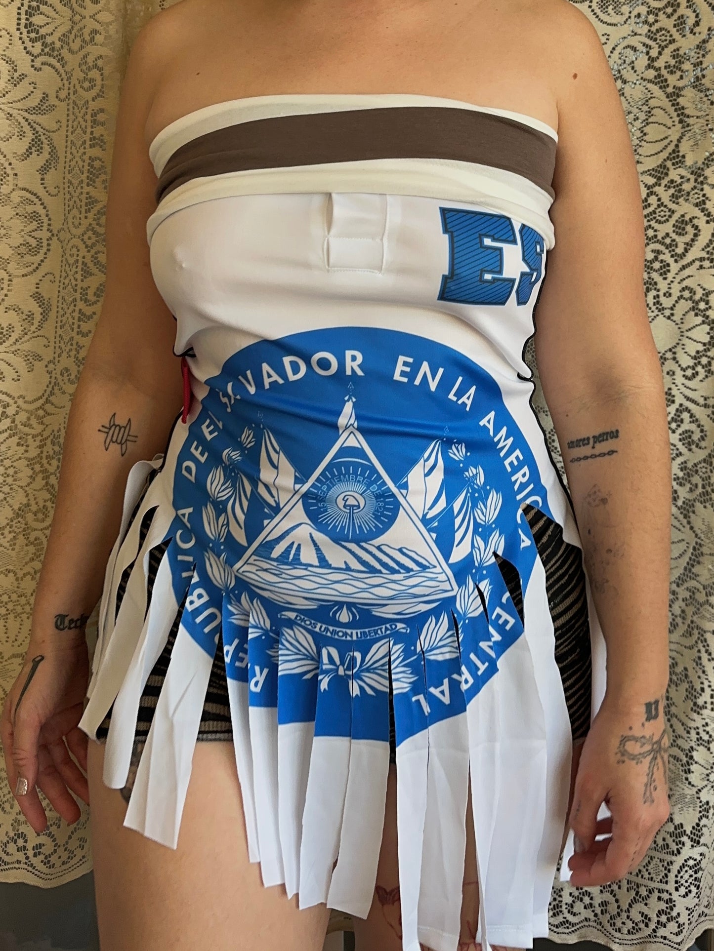 Hood Baby El Salvador Strapless Fringe Jersey (Choose Size)