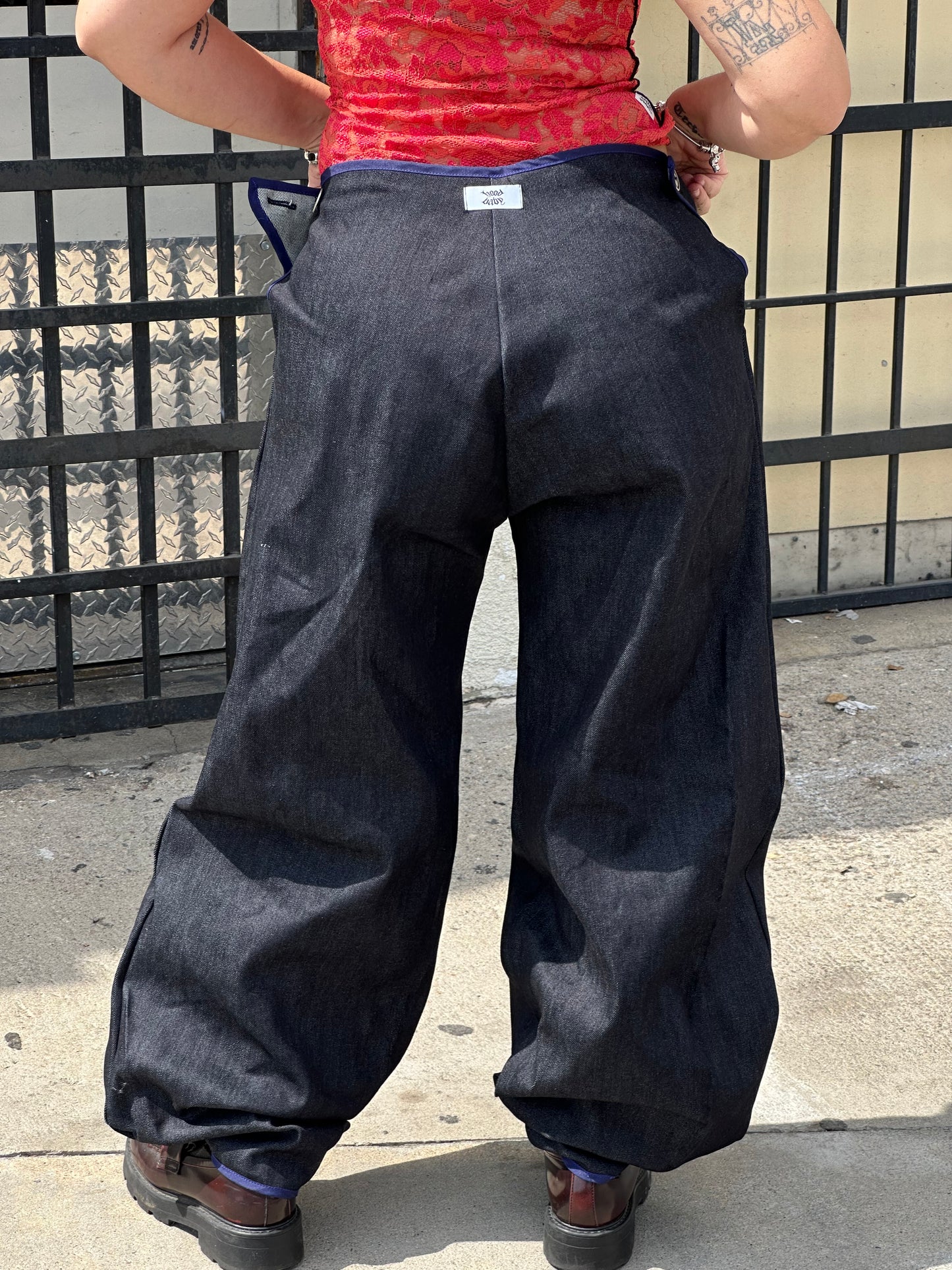 Hood Baby Japanese Denim Workwear Pant 2 (Button Version)