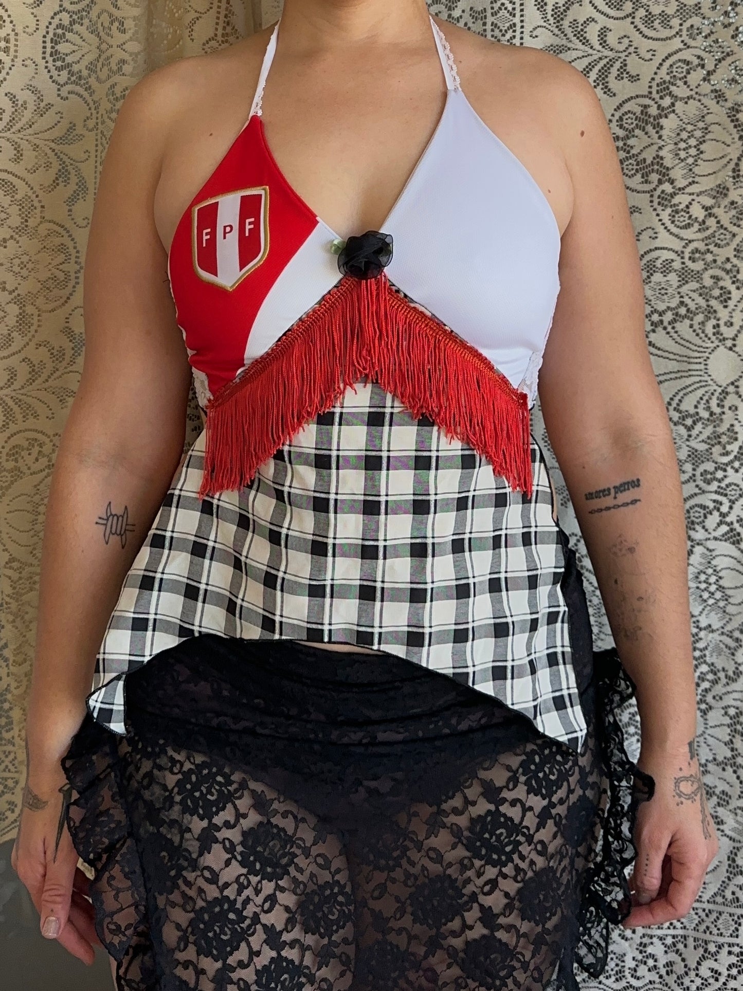 Hood Baby Beaded Peru Halter Jersey (Choose Size)