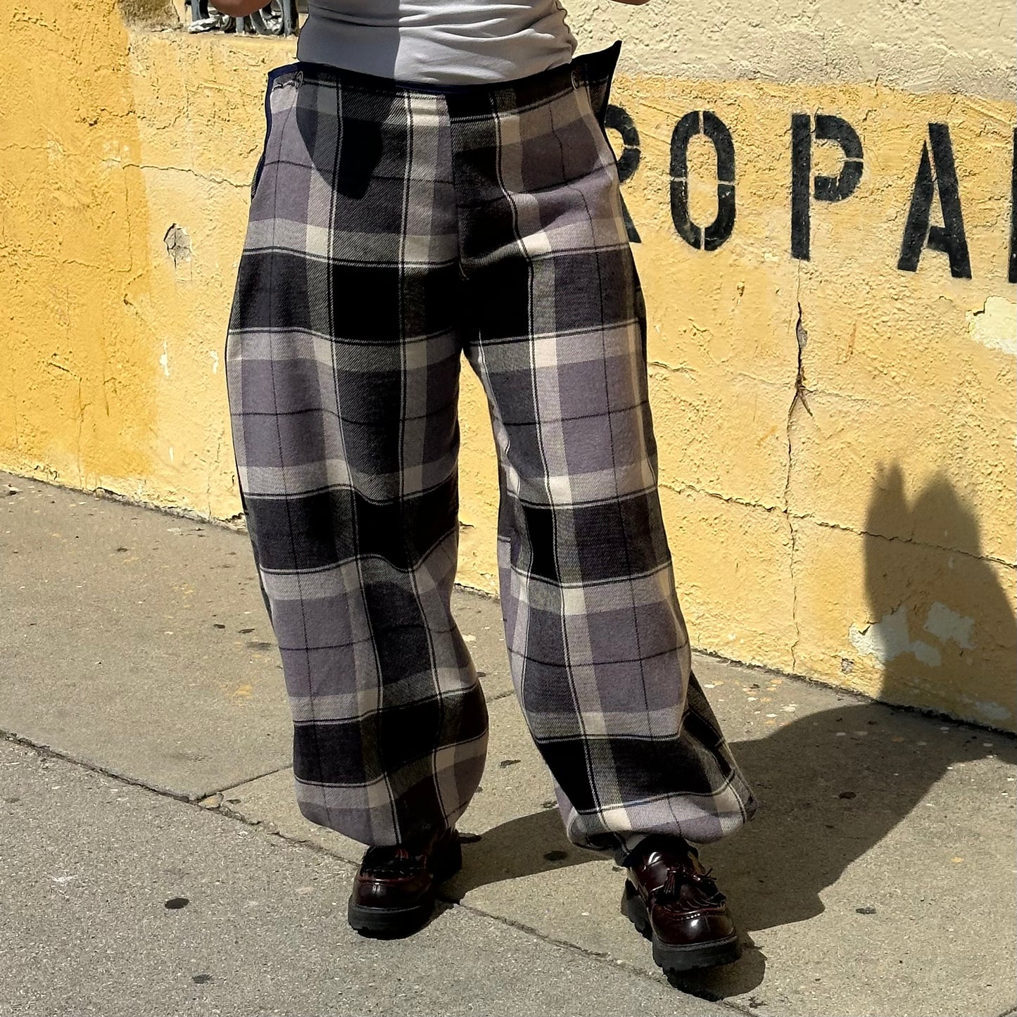 Hood Baby Plaid Workwear Pant 2 (Button Version)