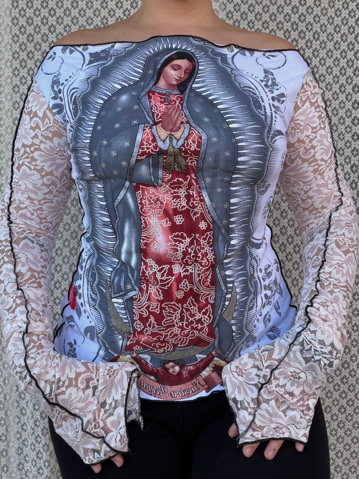Hood Baby Mary White Lace Long Sleeve (Choose Size)
