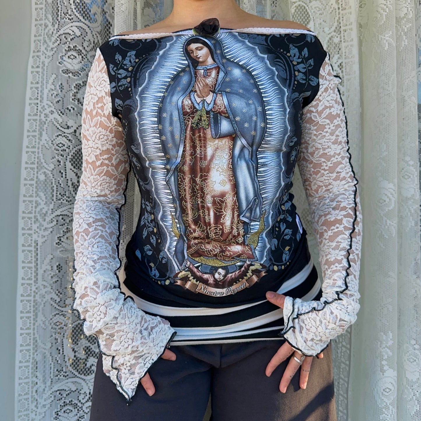 Princess Neckline Mary Top Choose Size