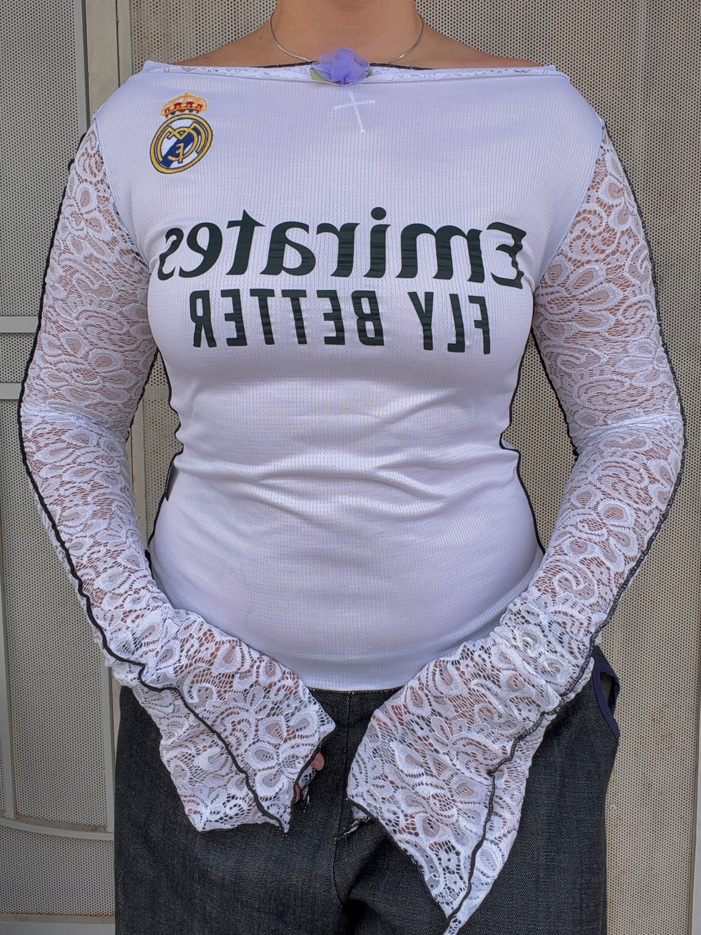 Hood Baby Real Madrid Long Sleeve Jersey (Choose Size)