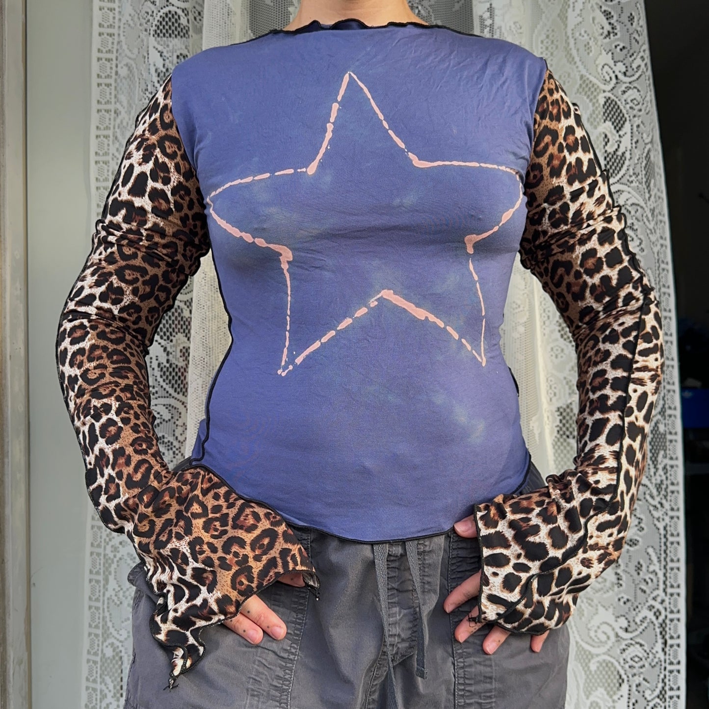 Stars Bleach Long Sleeve S-M