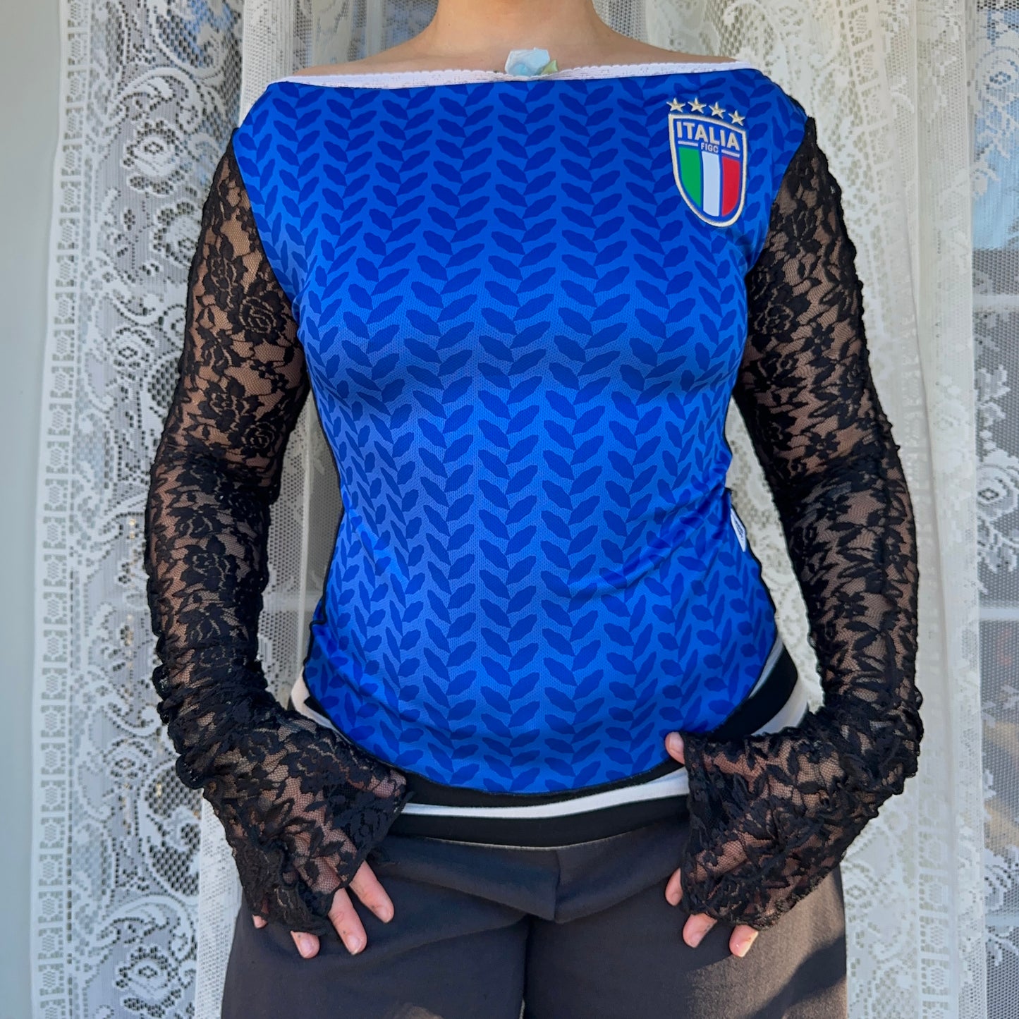 Princess Neckline Italy Jersey Choose Size