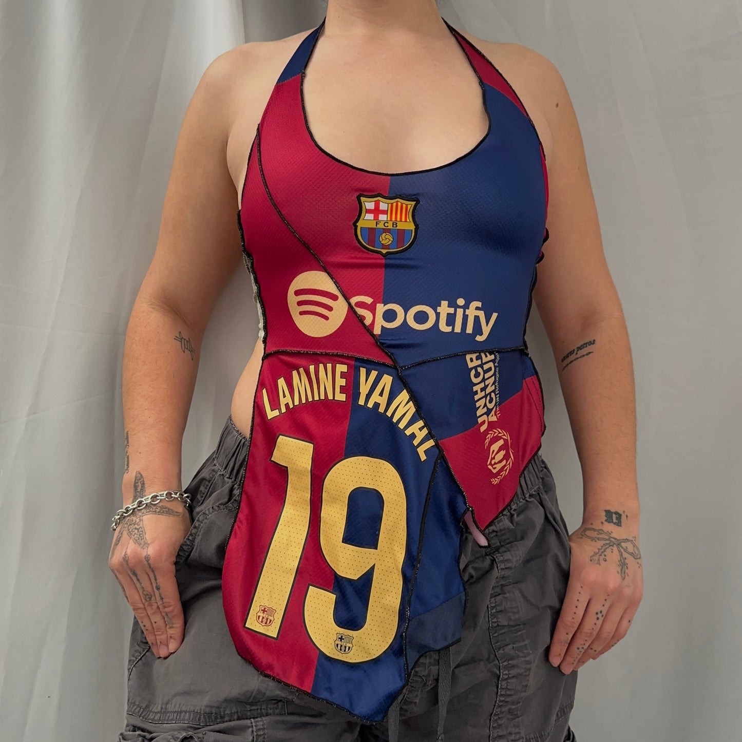 FCB Barcelona Lamine Yamal Halter Top