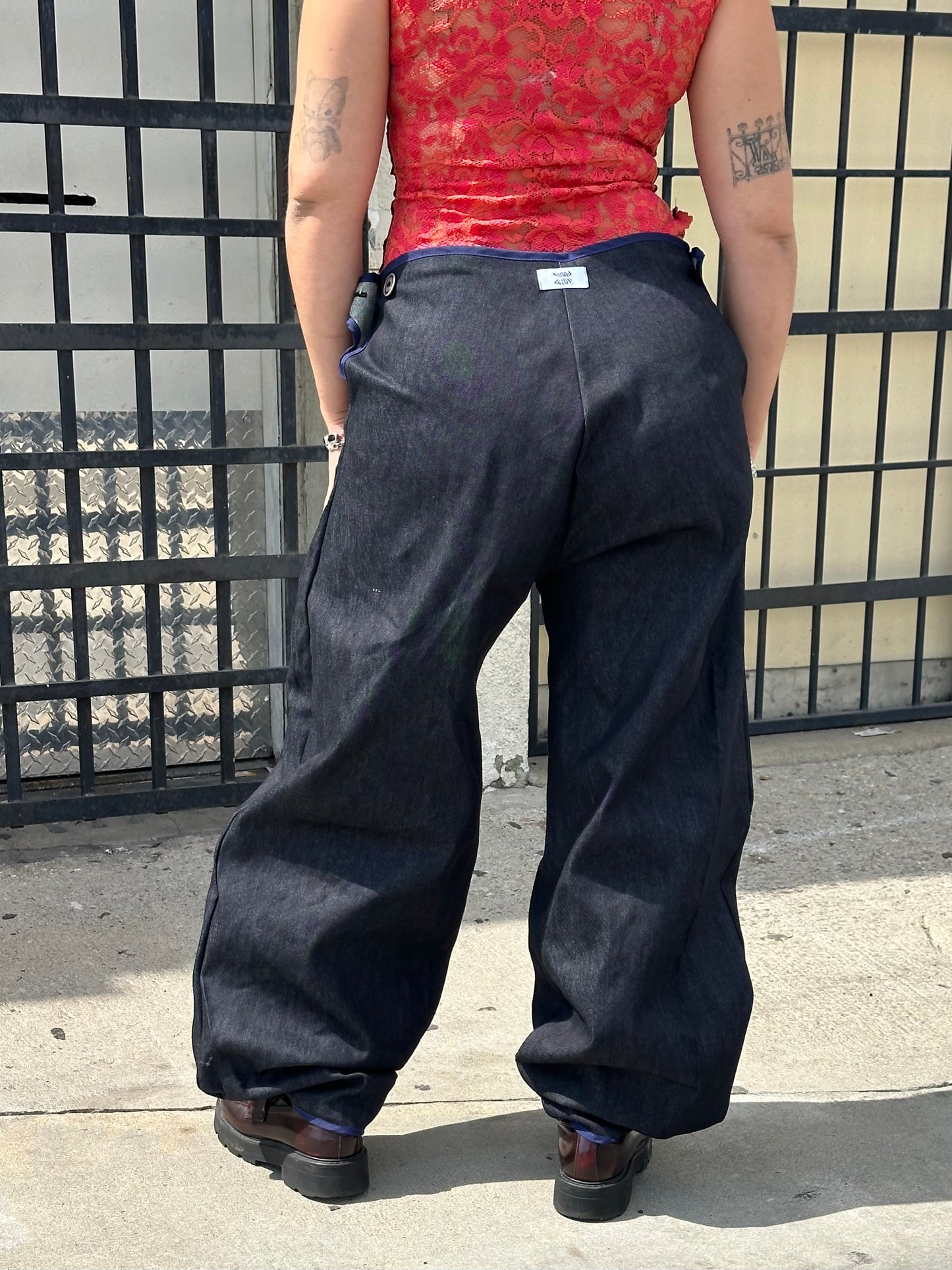 Hood Baby Japanese Denim Workwear Pant 2 (Button Version)