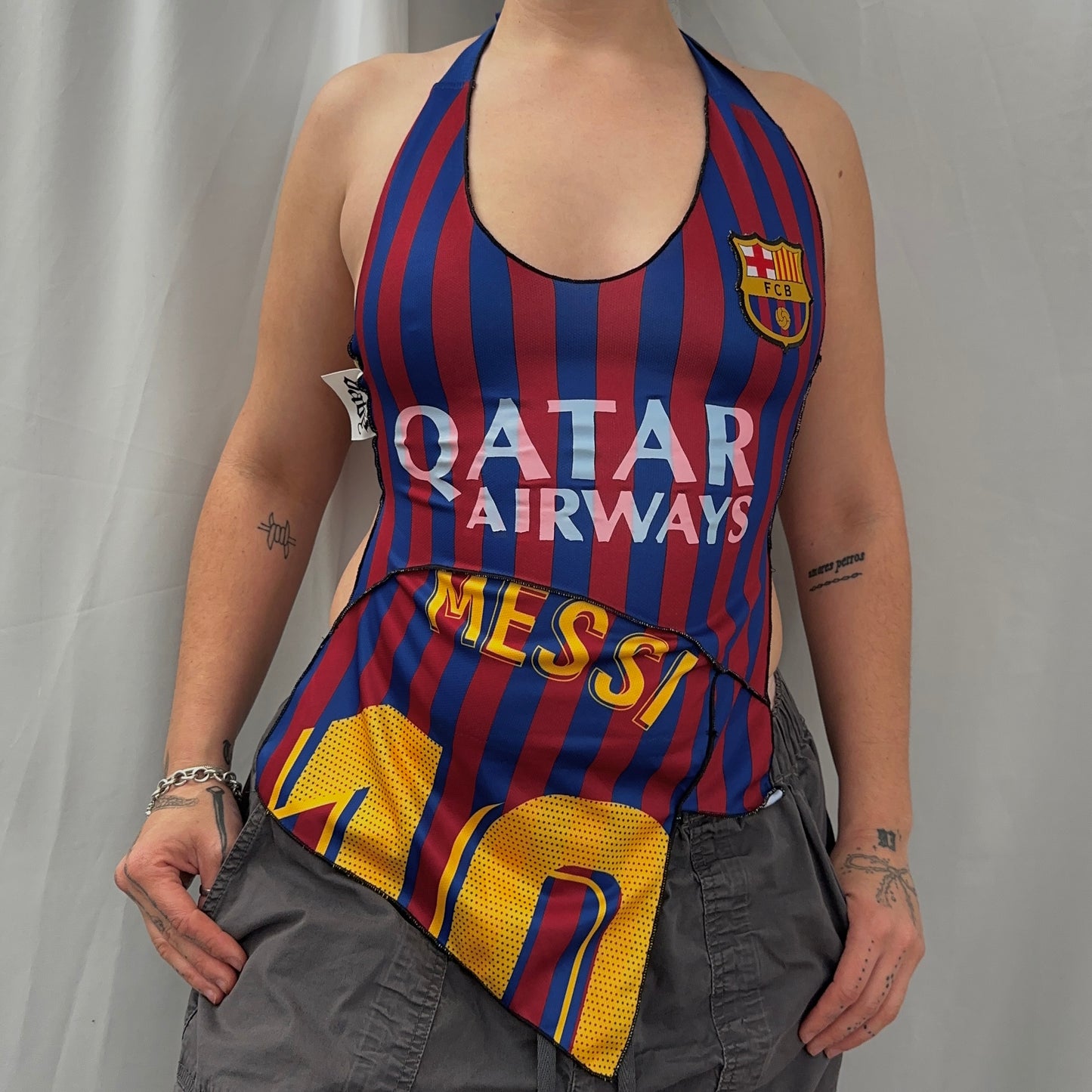 FCB Barcelona Messi Halter Top