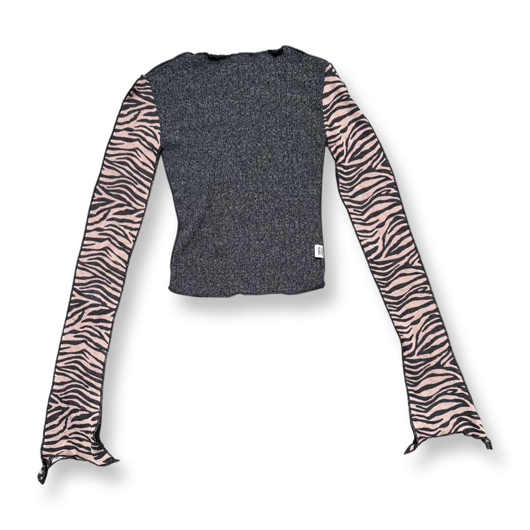 Elongated Sleeve Top Sz S