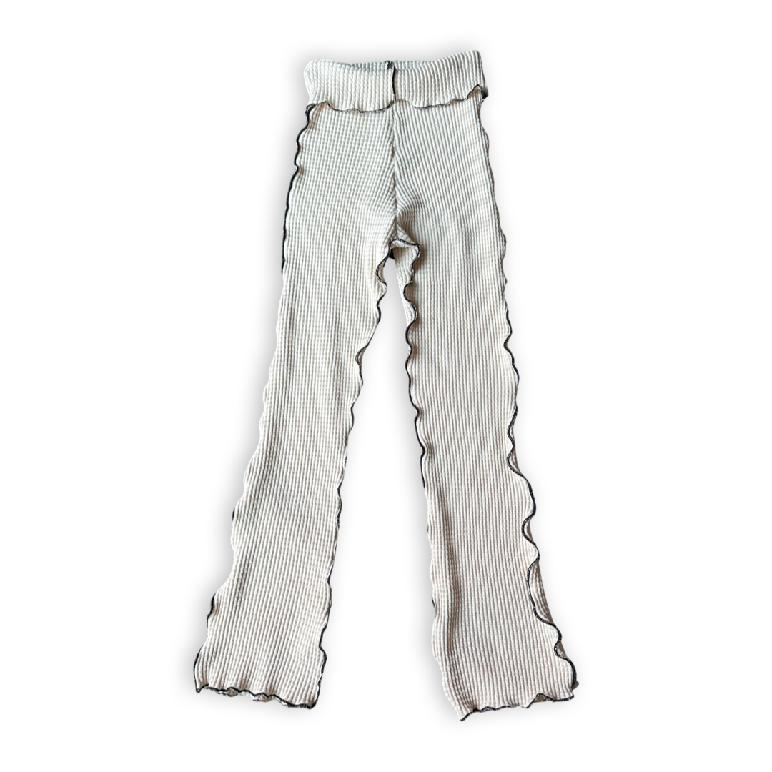 Light Knit Sz M-L Pants Fold Over