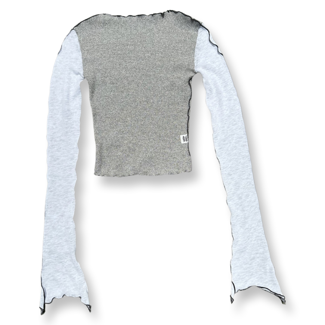 Elongated Sleeve Top Sz S