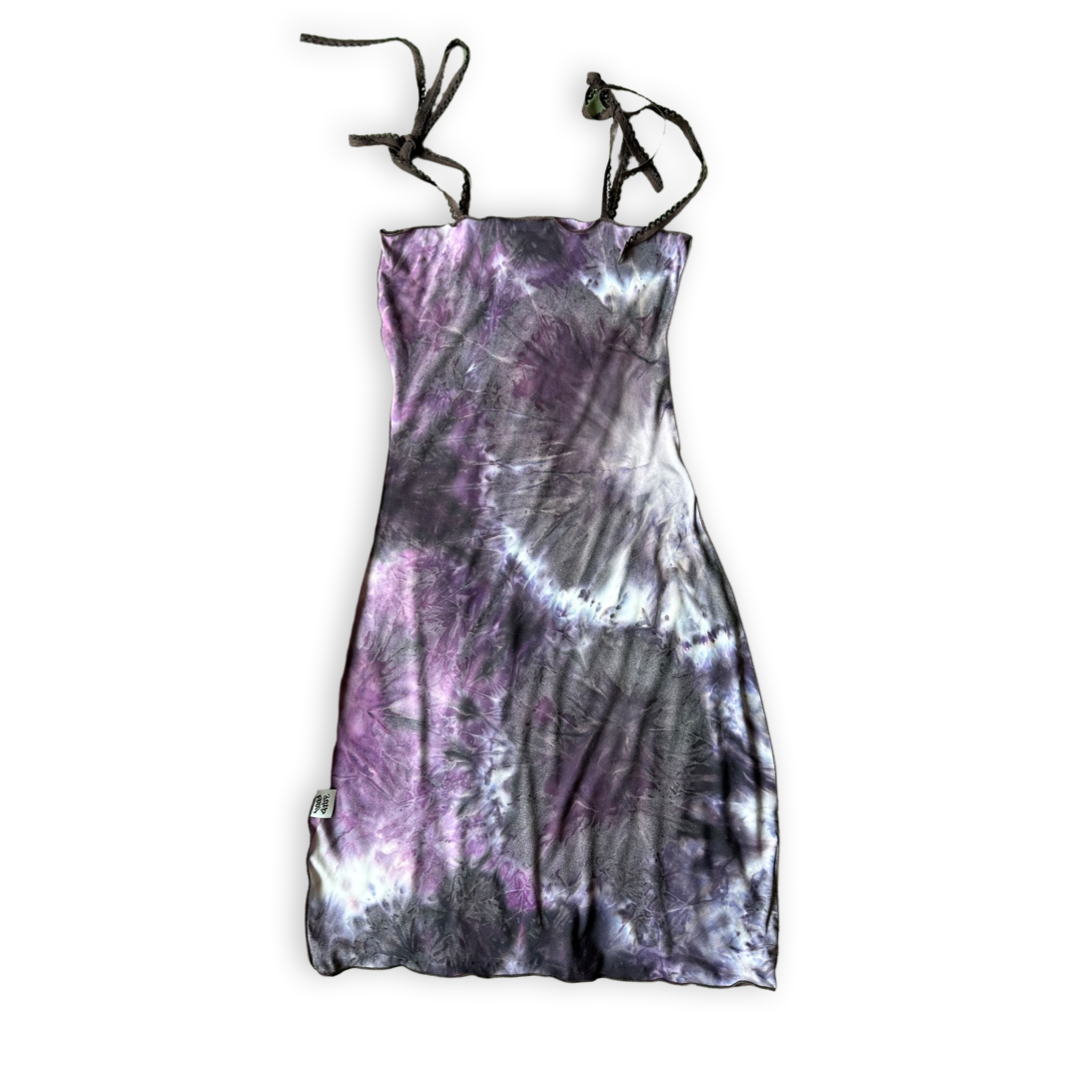 Strappy Light Knit Summer Sleeve Dress Sz S-M