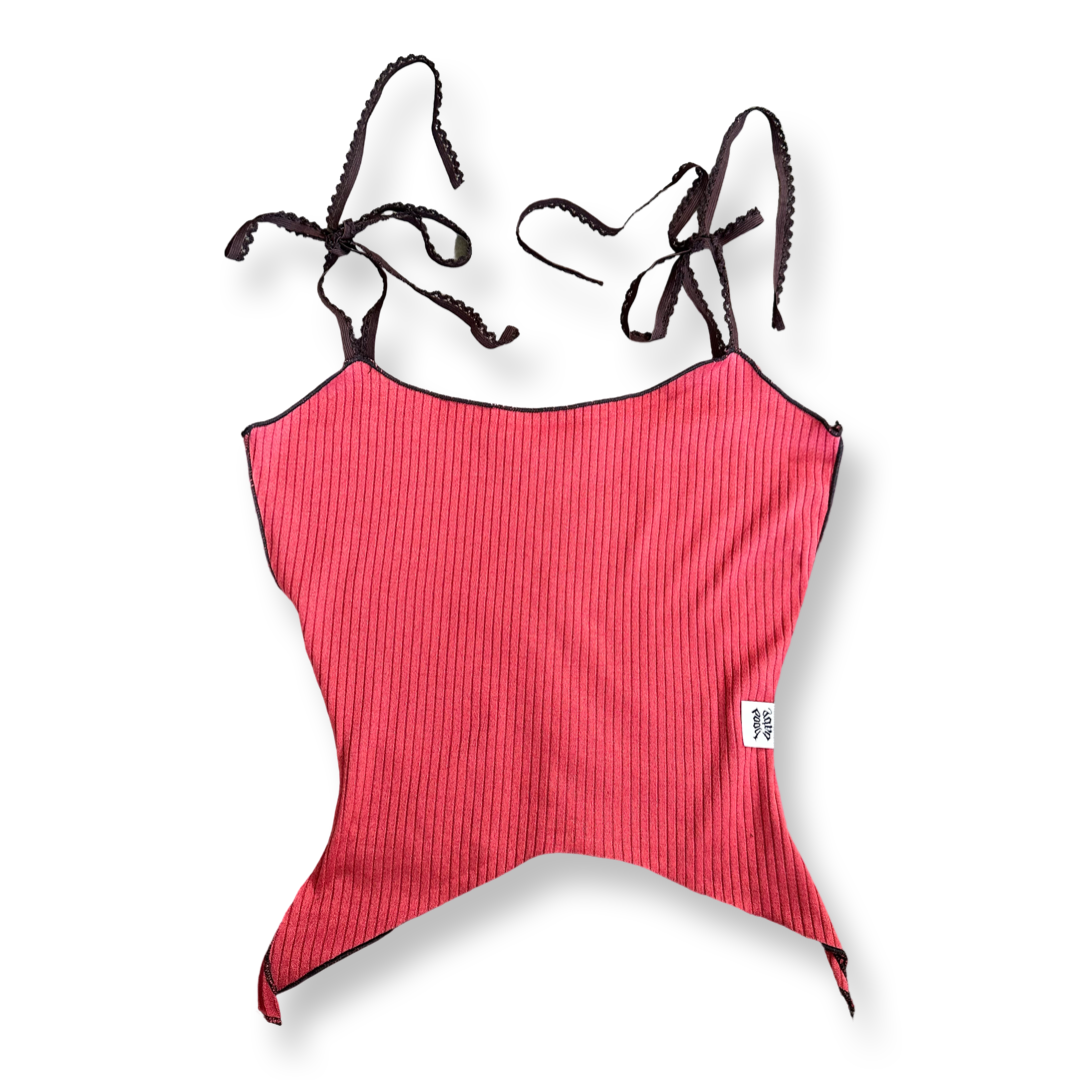 Hood Baby Lace Summer Knit Tank Top Sz L