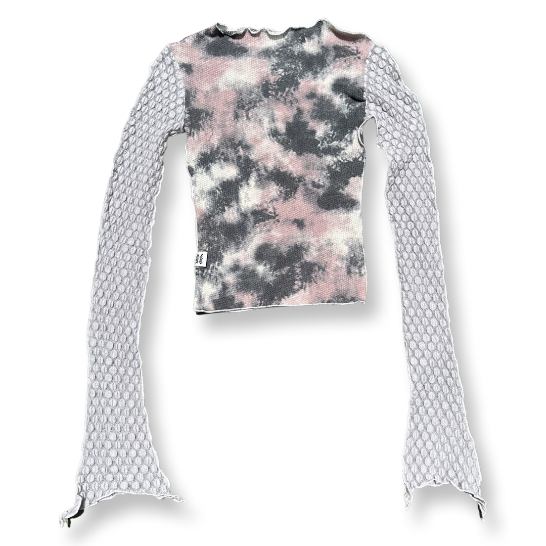 Elongated Sleeve Top Sz S