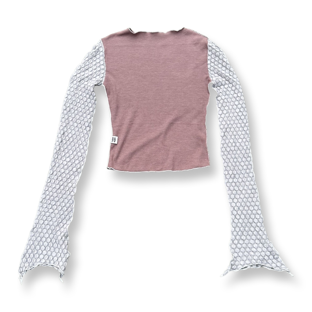 Elongated Sleeve Top Sz L