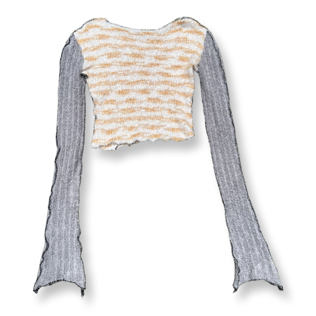 Elongated Sleeve Top Sz M