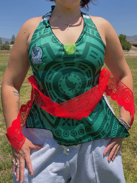 Hood Baby Mexico Green Halter Jersey (Choose Size)