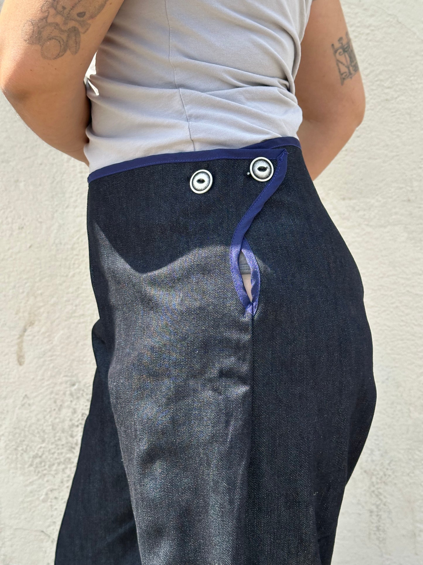 Hood Baby Japanese Denim Workwear Pant 2 (Button Version)
