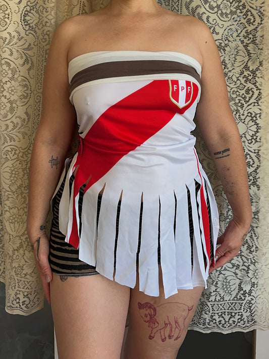 Hood Baby Peru Strapless Fringe Jersey (Choose Size)