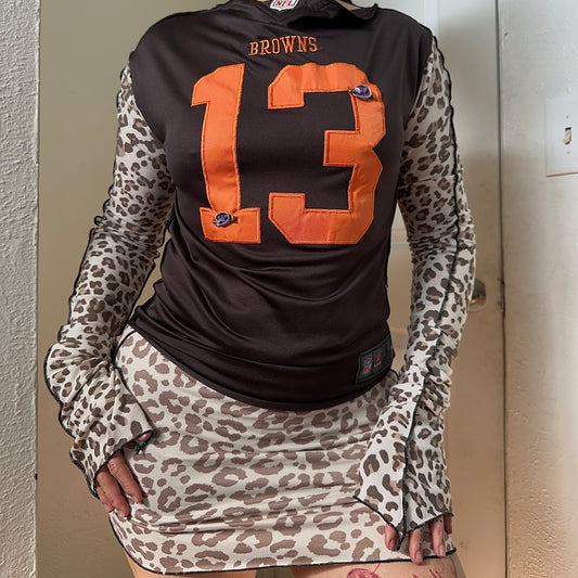 Hood Baby Browns “13” Beckham Jr Sz S-M Jersey