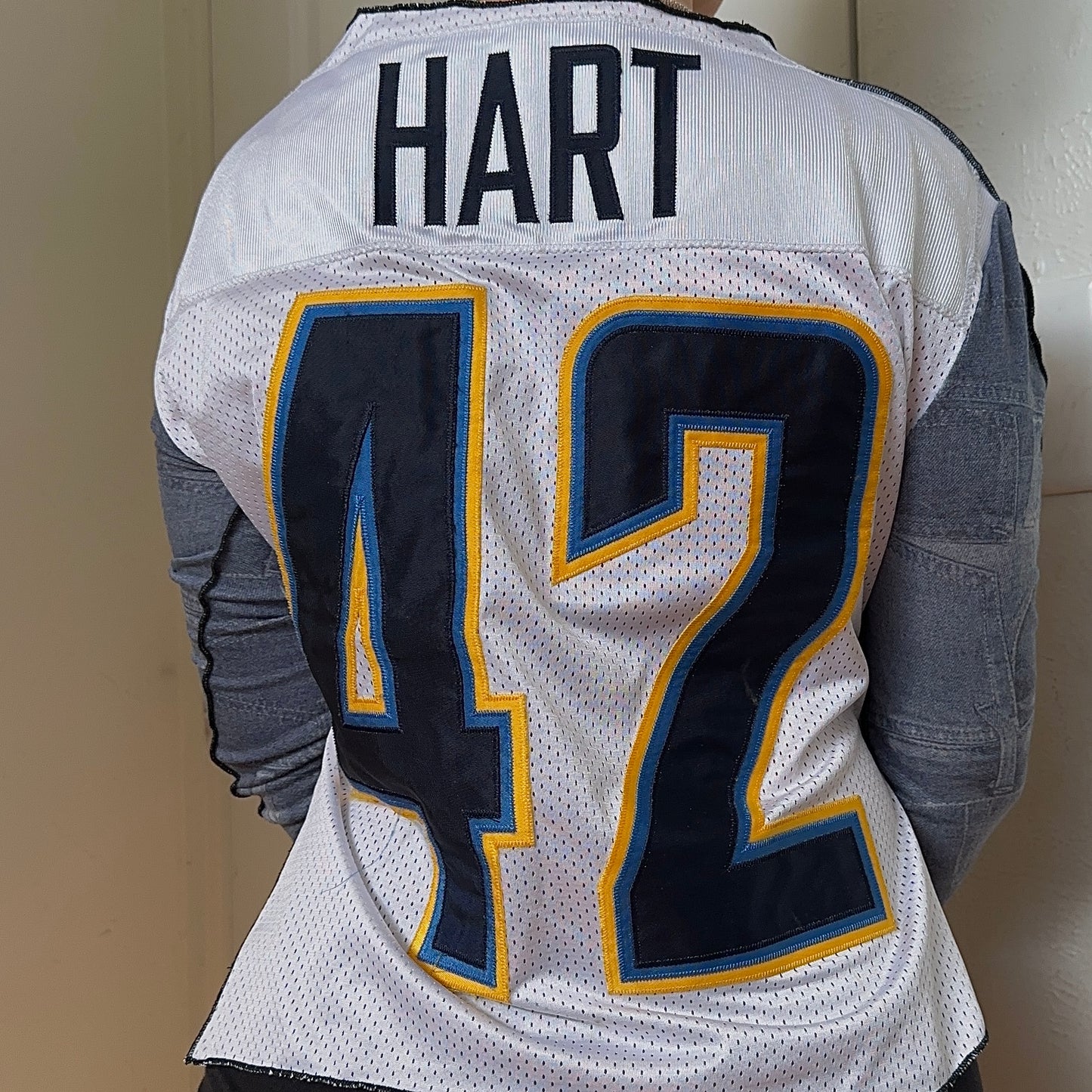 Hood Baby Chargers Sz S-M “42” Hart Jersey