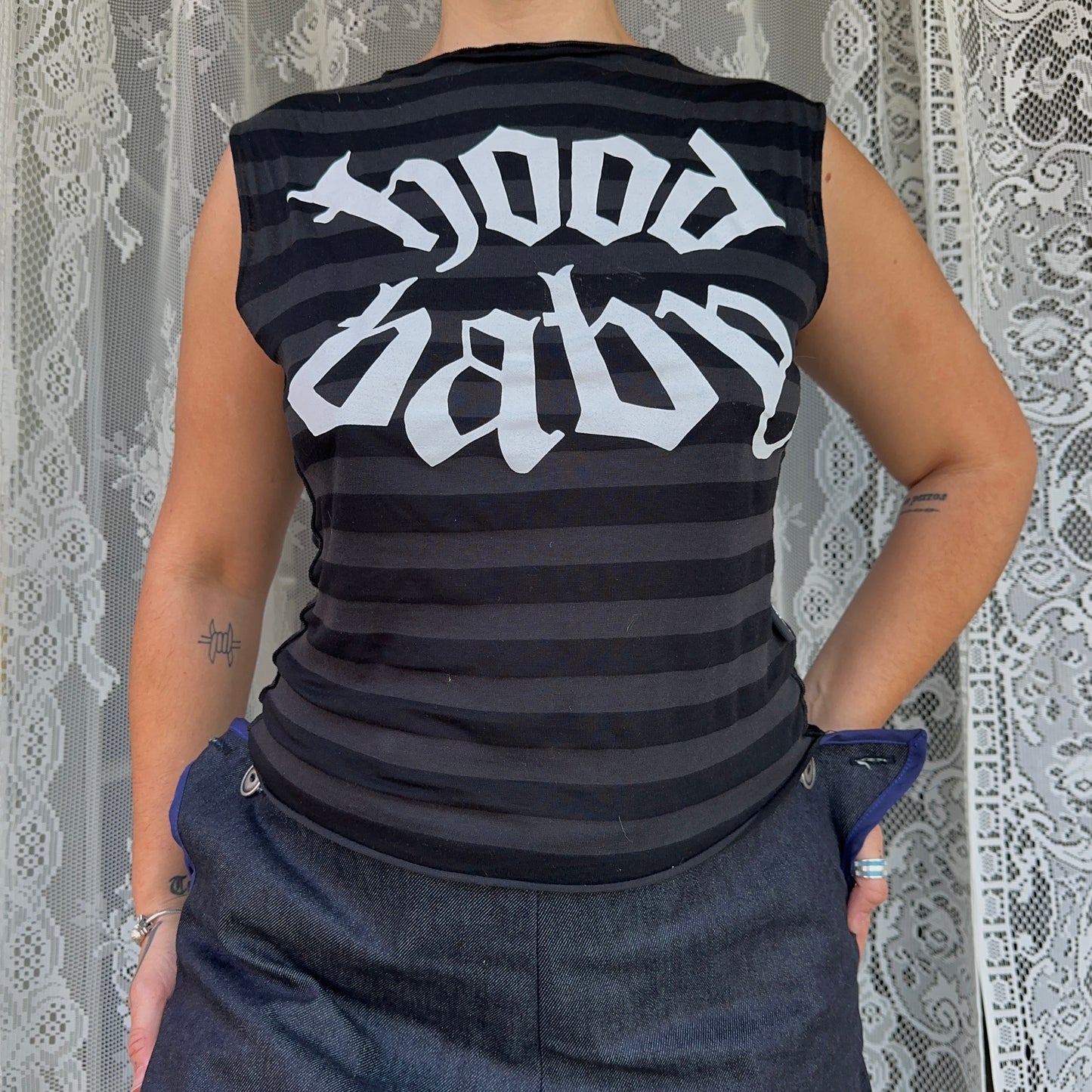 Hood Baby Logo Tank S-M