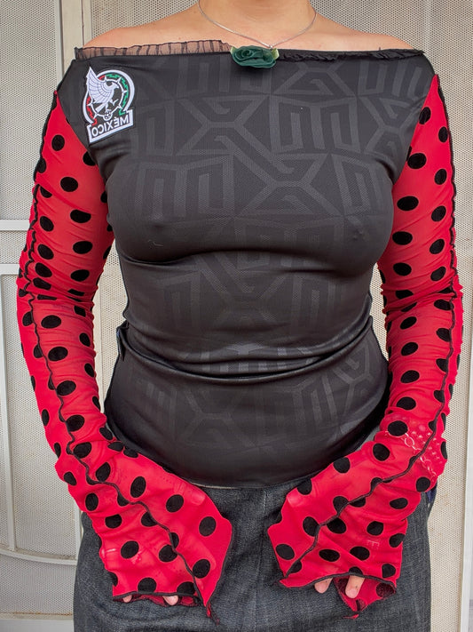 Hood Baby Mexico Black Long Sleeve Jersey (Choose Size)