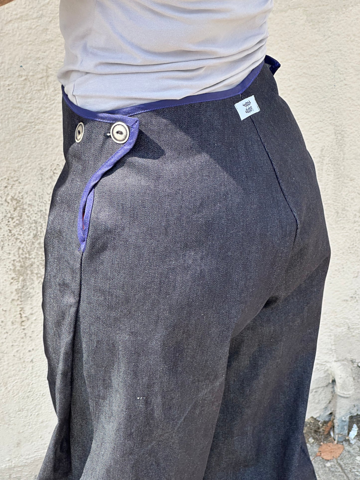 Hood Baby Japanese Denim Workwear Pant 2 (Button Version)