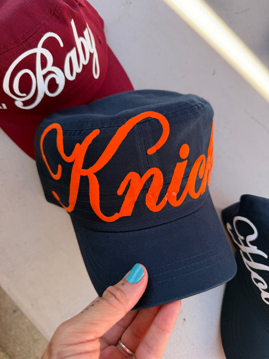 Knicks Navy Cadet Script Hat