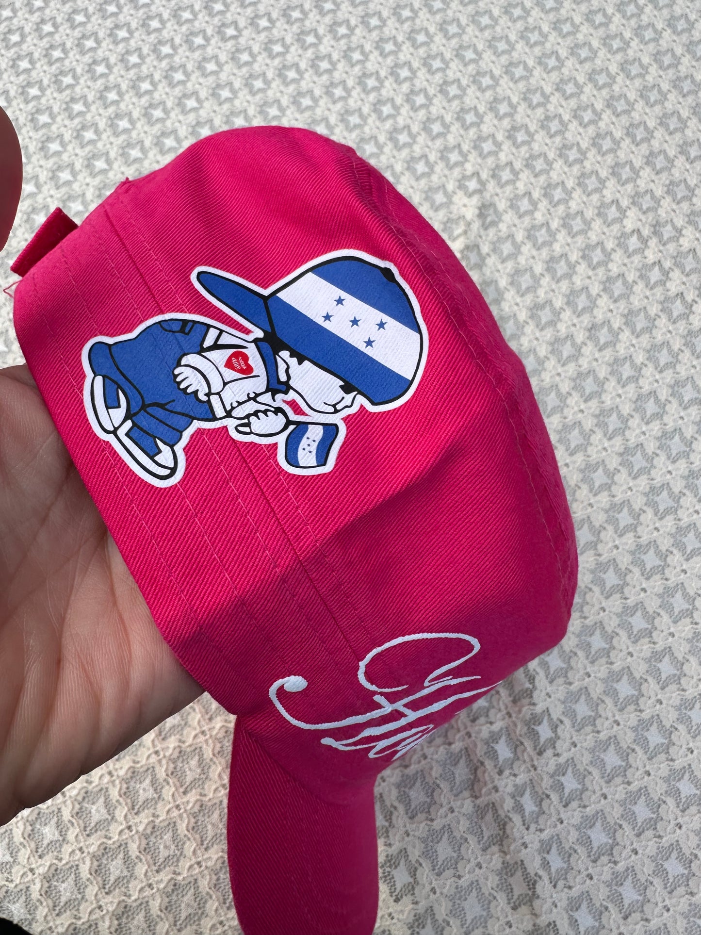 Honduras Hot Pink Script Hat