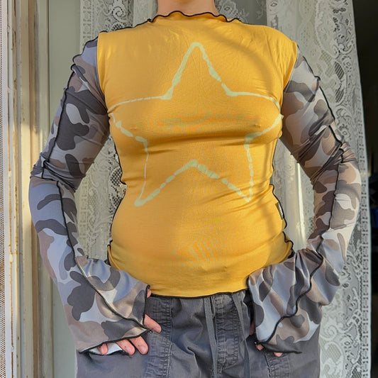 Stars Bleach Long Sleeve S-M