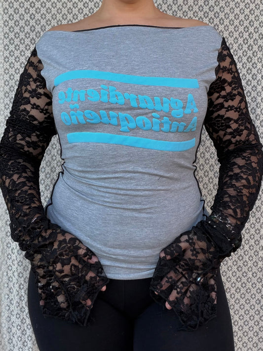 Hood Baby Aguardiente Grey Long Sleeve (Choose Size)