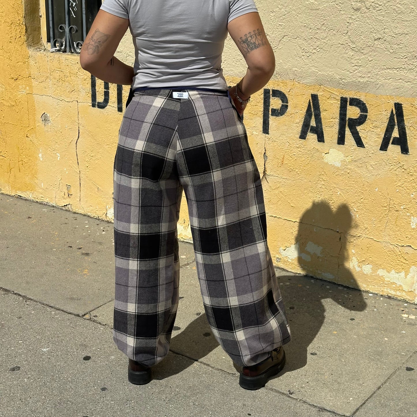 Hood Baby Plaid Workwear Pant 2 (Button Version)
