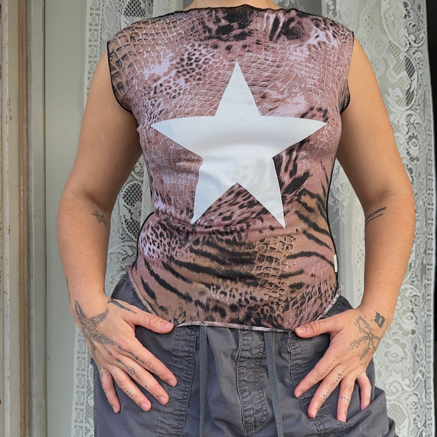 Star Tank Print S-M