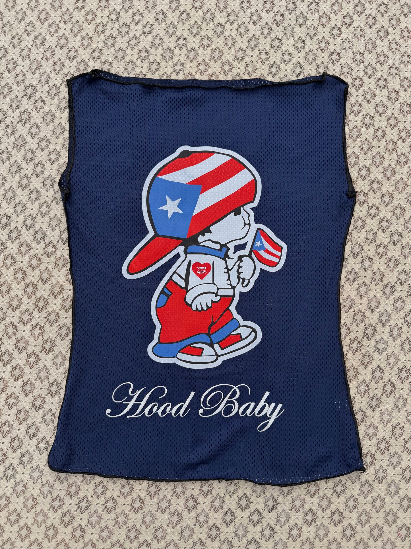 Puerto Rico Muñequitx Princess Neckline Tank(Choose Size)