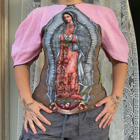 Virgen Poof Sleeve Top  S-M