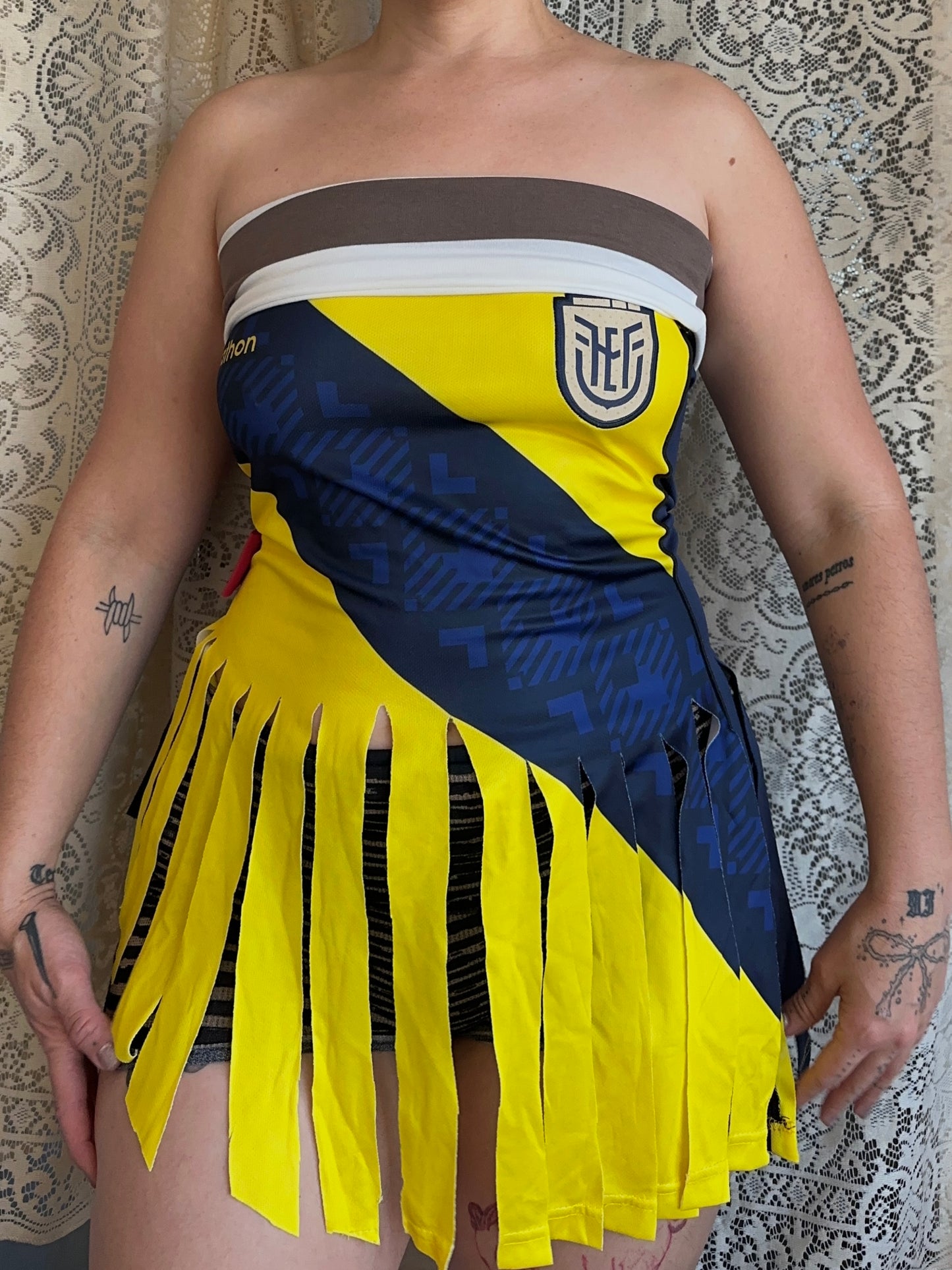 Hood Baby Ecuador Strapless Fringe Jersey (Choose Size)