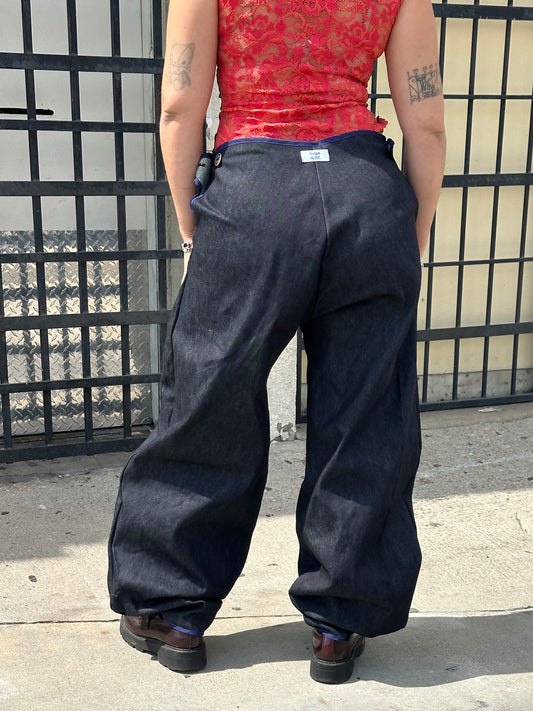 Hood Baby Japanese Denim Workwear Pant 2 (Button Version)