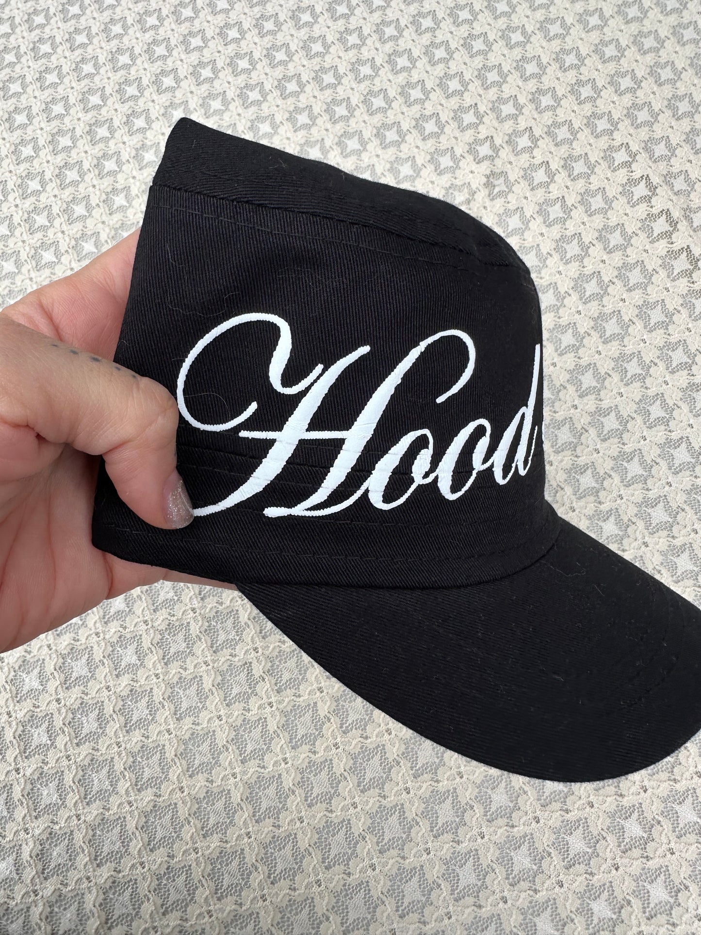 Black Brazil Script Hat
