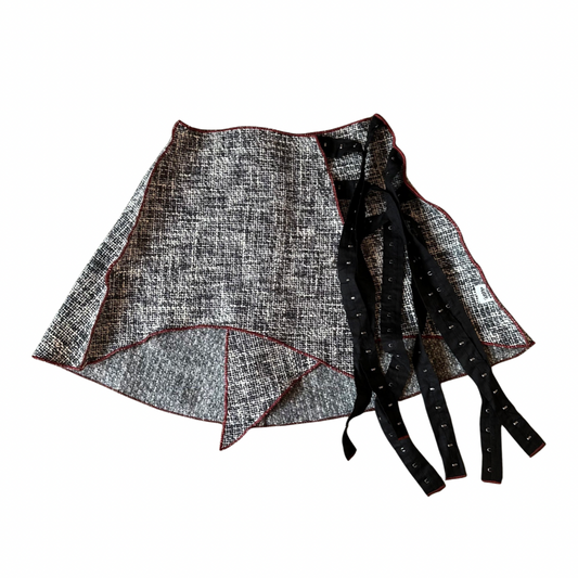 Floral Wrap Skirt Adjustable Sz S-M