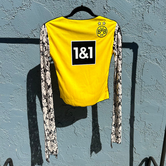 Custom BVB Dortmund for Jamari Hood Baby BVB Dortmund Jersey XL