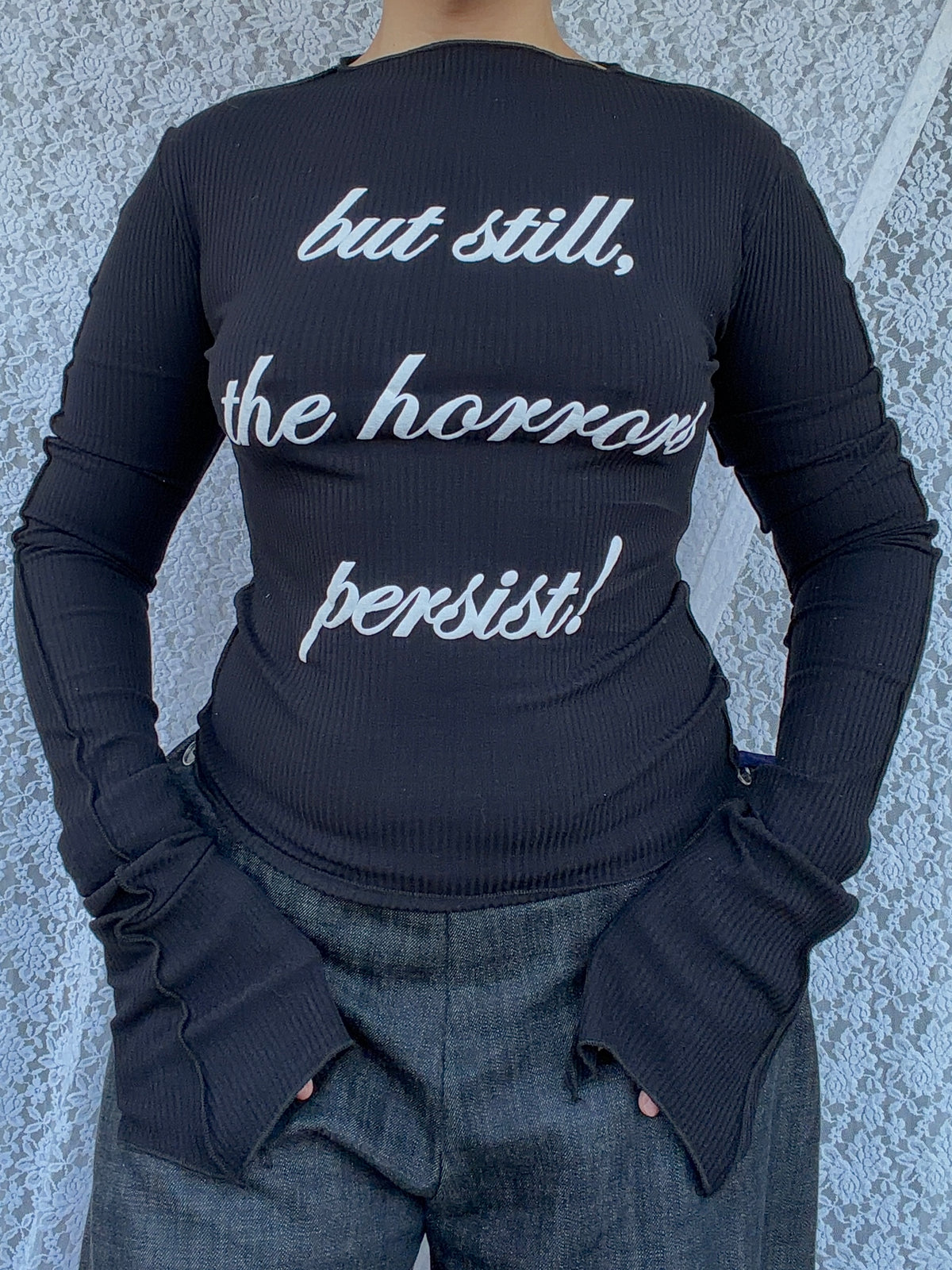 Hood Baby Black Horrors Longsleeve (Choose Size)