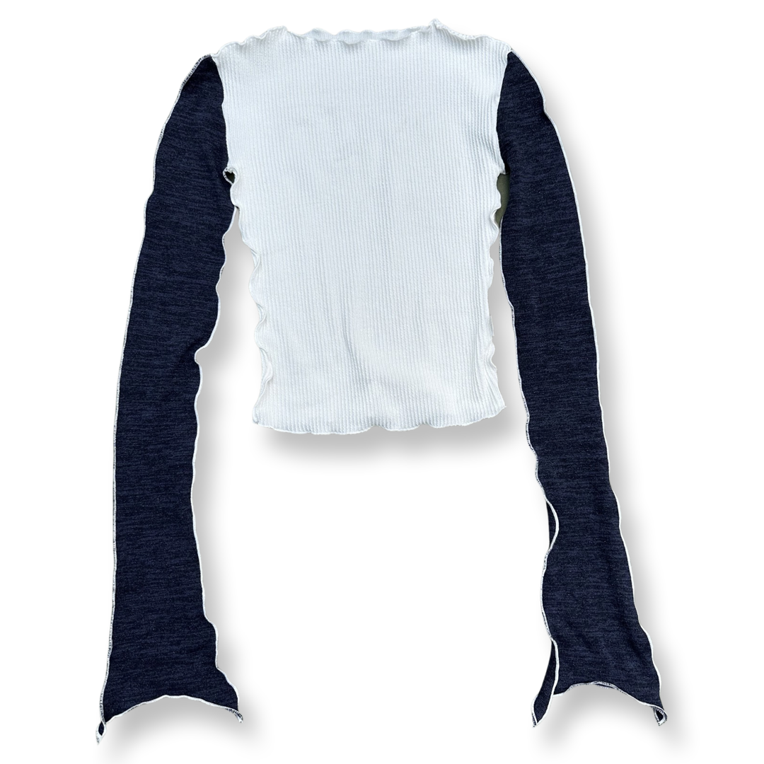 Elongated Sleeve Top Sz S